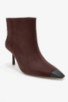 Prologue Shoes Rassel Pointed Toe Boot In Brown