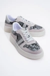 Prologue Shoes Rexie Glitter Sneakers In Multi