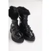Prologue Shoes Rosie Fur Lined Boot In Black