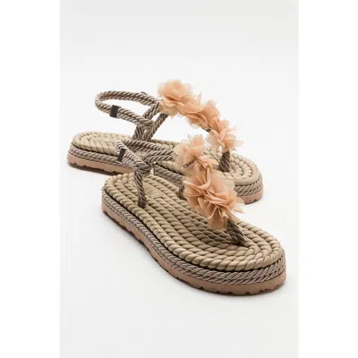 Prologue Shoes Santra Lace-up Thong Sandals