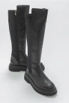 Prologue Shoes Shadow Knee High Boot In Black