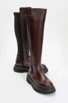 Prologue Shoes Shadow Knee High Boot In Burgundy
