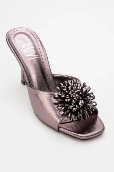 Prologue Shoes Shana Floral Stiletto Heel Mule
