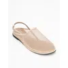 Prologue Shoes Shen Mesh Sandal In Brown
