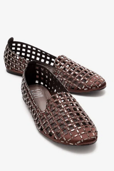 Prologue Shoes Silva Ballet Flat In Brown