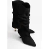 Prologue Shoes Stein Pointed Toe Boot In Black