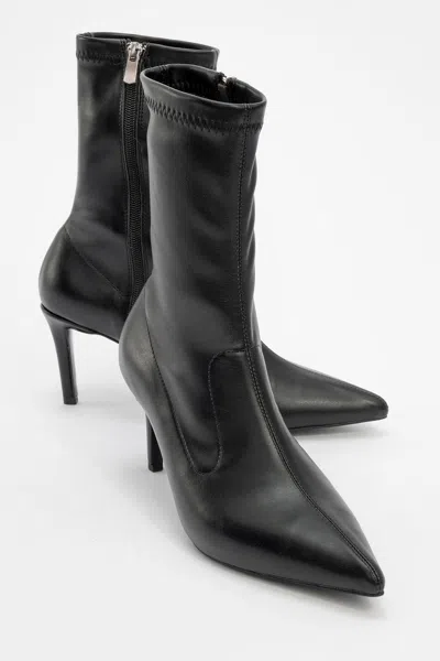 PROLOGUE SHOES THALIN ZIP STILETTO BOOT (WOMEN)