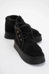 Prologue Shoes Tyson Lace Up Boot In Black