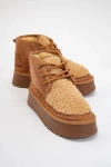 Prologue Shoes Tyson Lace Up Boot In Brown