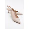 Prologue Shoes Value Pointed Toe Pump In Neutral