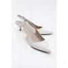 Prologue Shoes Value Pointed Toe Pump In White