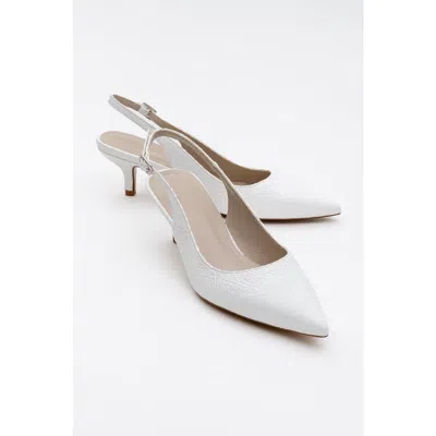 Prologue Shoes Value Pointed Toe Pump In White