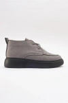 Prologue Shoes Valve Ankle Boot In Gray