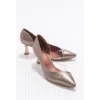 Prologue Shoes Vera Pointed Toe Pump In Brown
