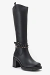 Prologue Shoes Viorra Knee High Boot In Black