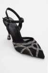 Prologue Shoes Volby Embellished Pointed Toe Pump In Multi