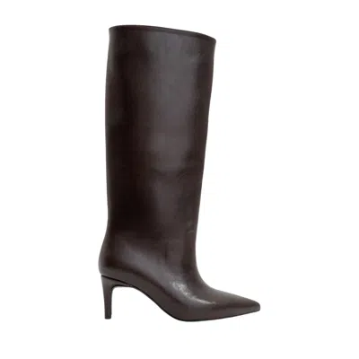 Prologue Shoes Women's Cassandra Brown Cilt High Heel Boot