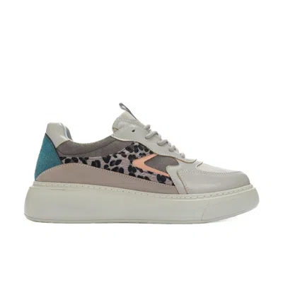 Prologue Shoes Women's Ida - Grey Platform Sneakers