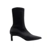 Prologue Shoes Women's Lewin Black Stretch Pointed Toe Stiletto Boot In Black