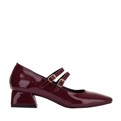 Prologue Shoes Women's Lizbeth - Red Cherry Mary Jane Shoes In Burgundy