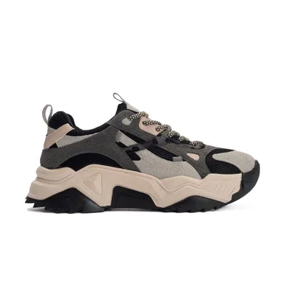 Prologue Shoes Women's Loretta - Black Gray Platform Sneakers