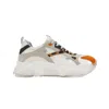 Prologue Shoes Women's Neutrals / Yellow / Orange Loretta - White Orange Platform Sneakers In Multi