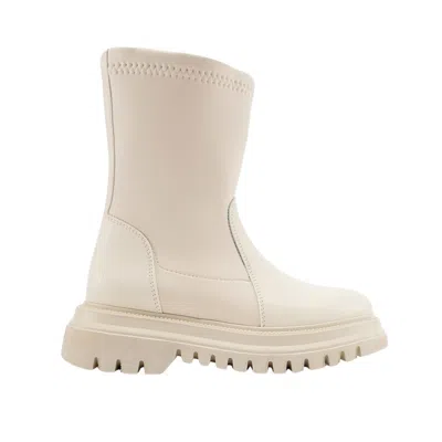 Prologue Shoes Women's Neutrals Alias Beige Scuba Boot In Sand