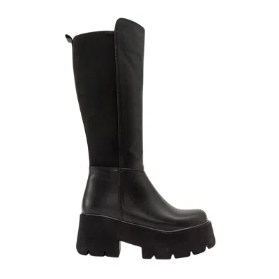 Prologue Shoes Women's Solo Black Platform Boot