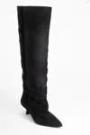 Prologue Shoes Zach Over The Knee Boot In Black