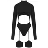 Promees Women's Black Avery - Body In Black