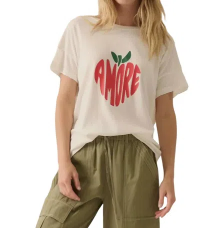 Promesa Amore Graphic Tee In Ivory In Beige