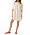 Promesa Athena Babydoll Mini Dress In Off White In Neutral
