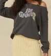 Promesa Be Groovy Sweatshirt In Multicolor