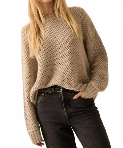 Promesa Chunky Knit Sweater In Light Mocha In Multi