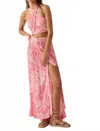 Promesa Floral Maxi Skirt In Pink In Pink