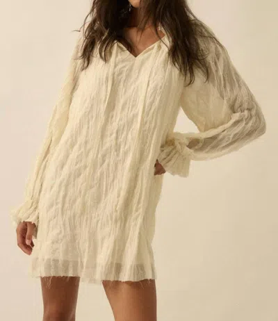 Promesa Gales Ferry Dress In Cream In Neutral