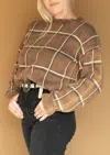 Promesa Peyton Sweater In Brown In Brown