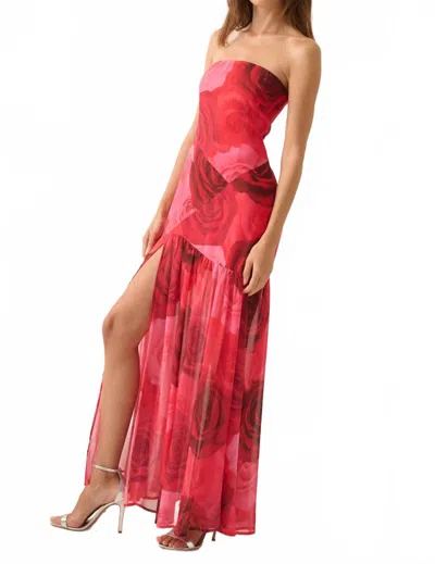 Promesa Rose Maxi Dress In Red In Pink