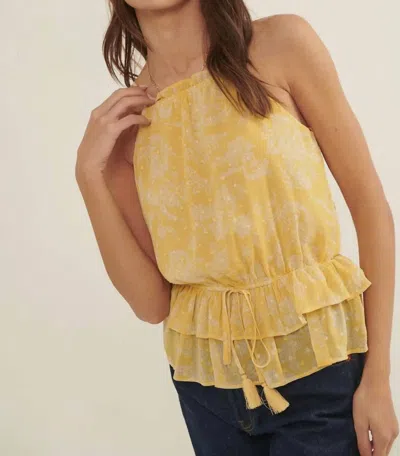 Promesa Sunshine Summer Top In Yellow