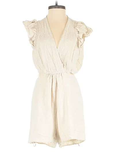Pre-owned Promesa Usa Romper In White