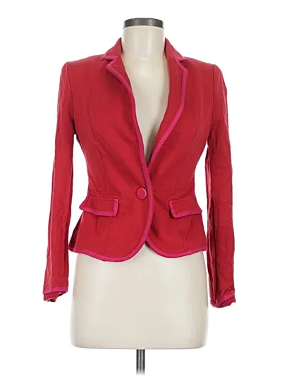 Pre-owned Promod Blazer Jacket In Red