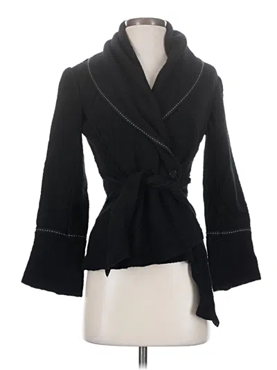 Pre-owned Promod Wool Blazer Jacket In Black