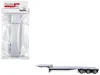 Promotex 3-axle Dropdeck Flatbed Trailer Silver Top 1/87 (ho) Plastic Model By  In White