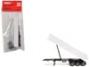 Promotex 3-axle Dump Trailer White 1/87 (ho) Plastic Model By  In White
