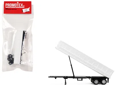 Promotex 36ft Gravel Trailer White 1/87 (ho) Plastic Model By
