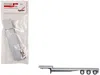 Promotex 48ft 3-axle Drop Deck Trailer With Chrome Wheels And Silver Top 1/87 (ho) Plastic Model By  In Gray