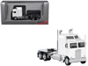 Promotex Kenworth K100 With 1-bar Grill And X-long Chrome Chassis White 1/87 (ho) Plastic Model Car By Promot In White