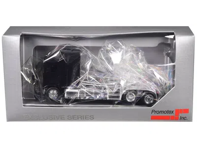 Promotex Kenworth K100 With 5-bar Grill And Xxl Chassis Black 1/87 (ho) Plastic Model Car By