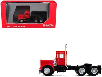 Promotex Kenworth W900 Short Day Cab "new Version" Red 1/87 (ho) Plastic Model Car By