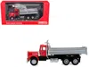 Promotex Peterbilt Dump Truck With Red Cab 1/87 (ho) Plastic Model By  In Red